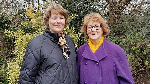 Caroline Shepherd and Pauline Wilson say it's time to mend our communities in Stretham ward
