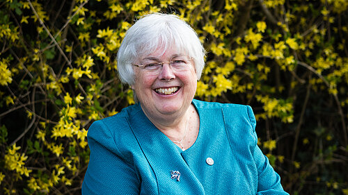 Charlotte Cane Supports Option A. Photo Credit: Alice Chapman