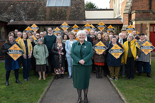 Charlotte Cane with Liberal Democrats 