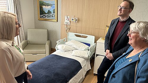 Charlotte Cane & Ian Sollom Arthur Rank Visit