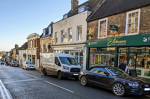 Illegal parking on Fore Hill